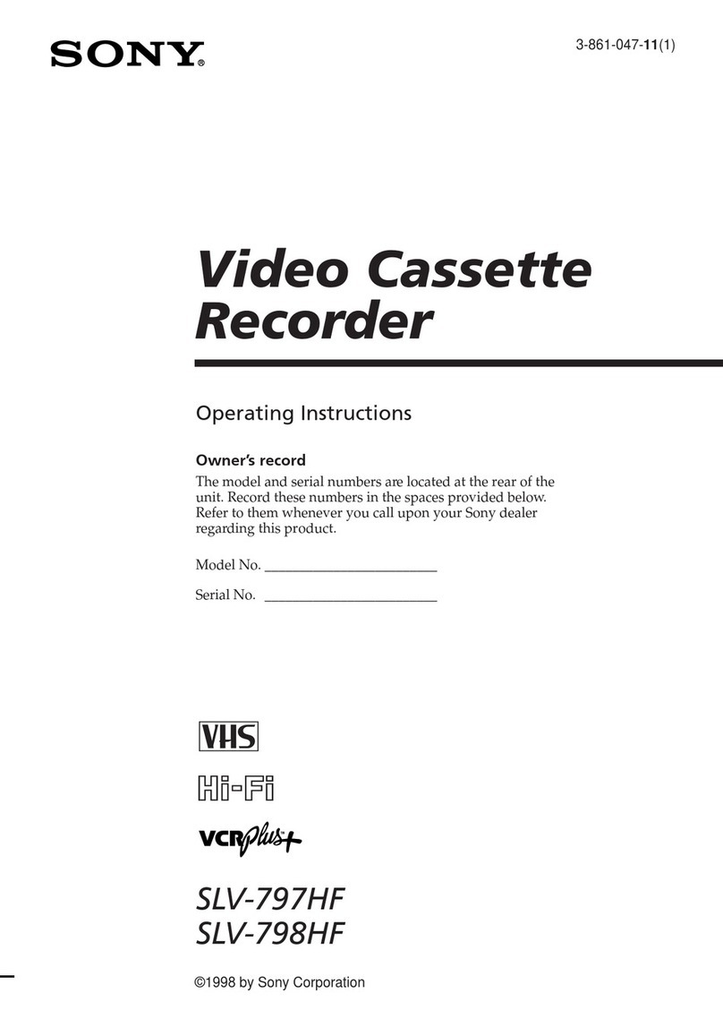 Sony SLV-797HF User manual
