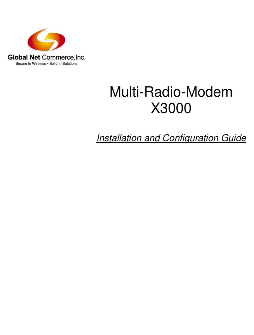 Global Net MRM-X3000 Operator's manual