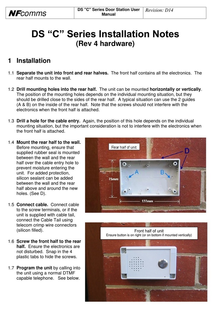 NFcomms DS "C" Series Quick start guide