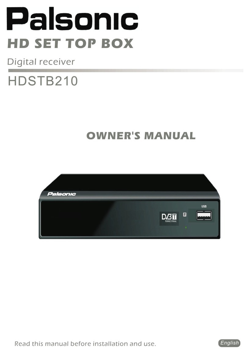 Palsonic HDSTB210 owner's manual