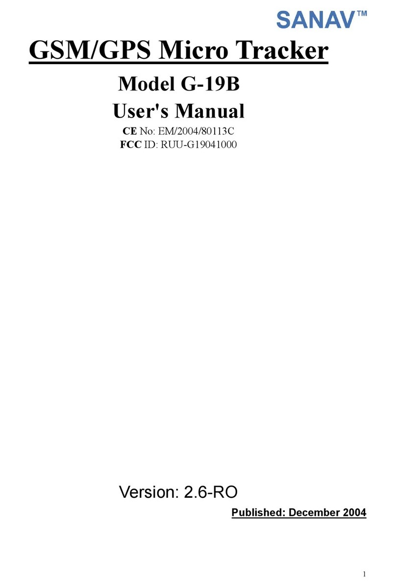 Sanav G-19B user manual