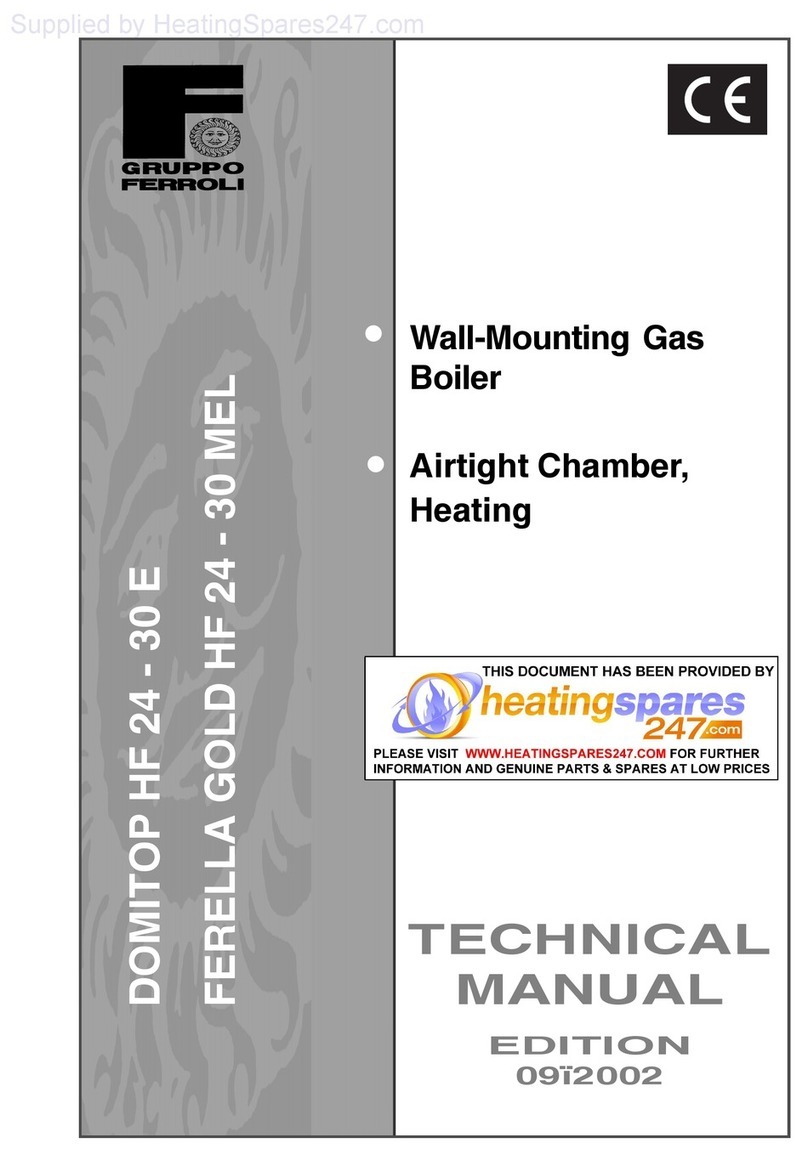 Ferroli Domitop HF 24-30 E Technical manual