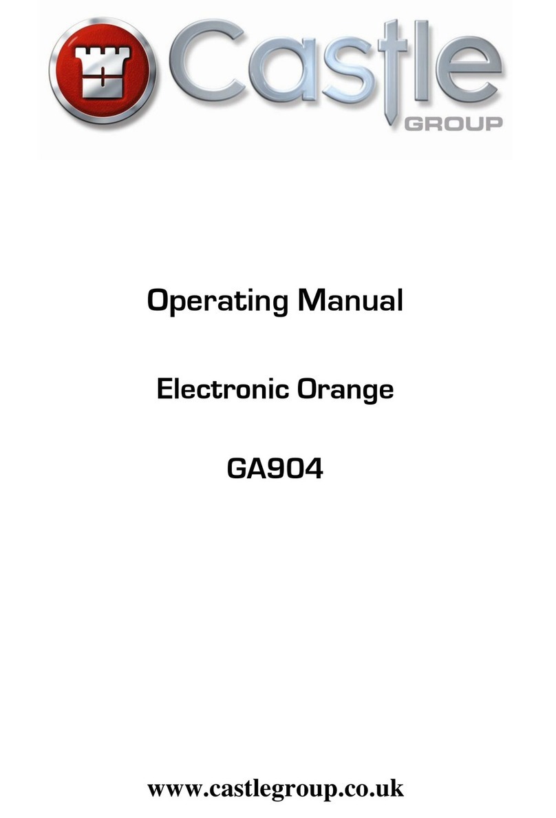 Castle group Electronic Orange GA904 User manual