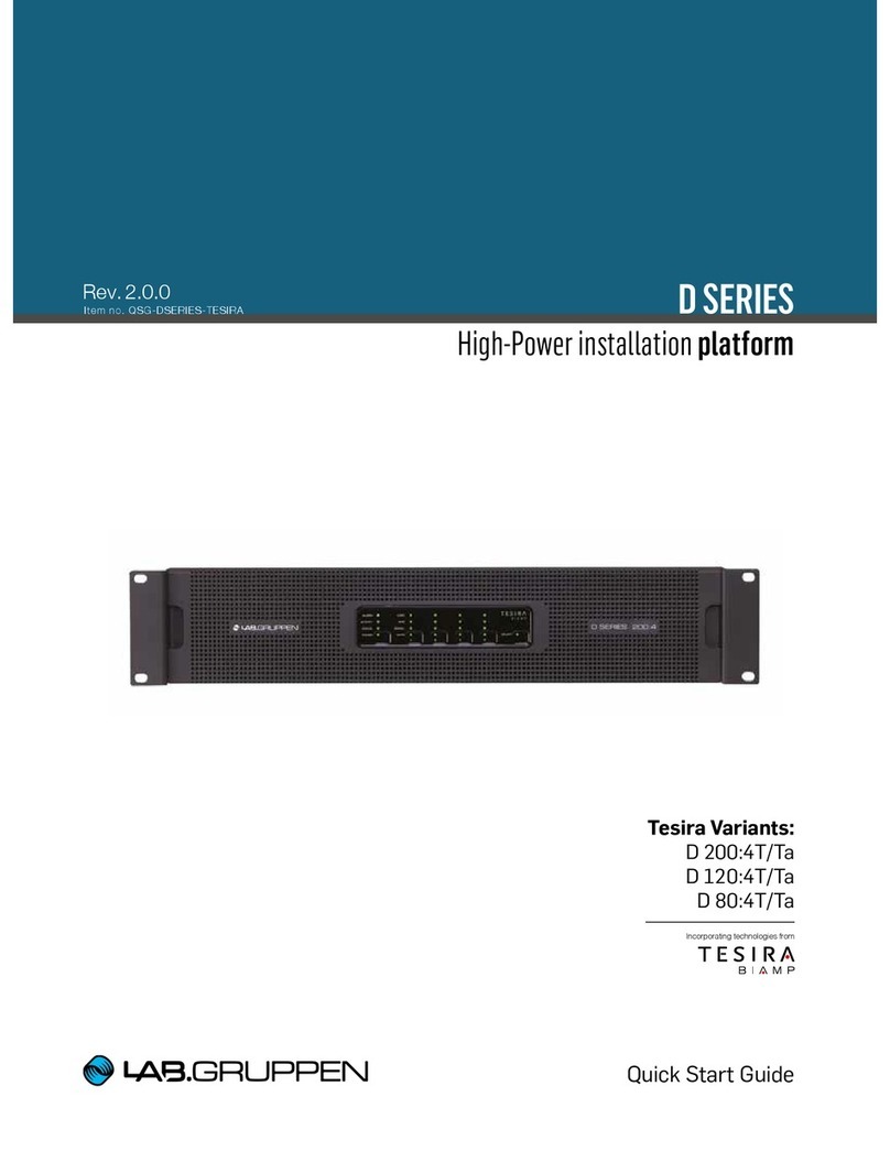 Tesira D 200:4T quick start guide