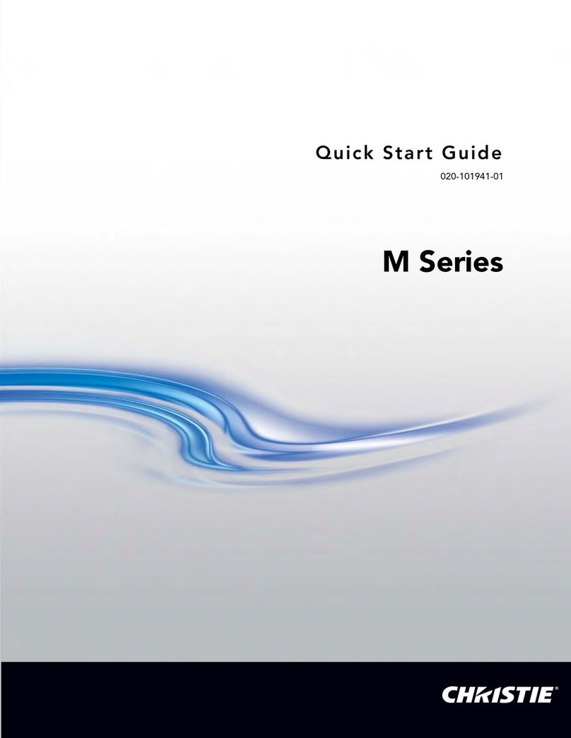 Christie Mirage HD14K-M2 quick start guide