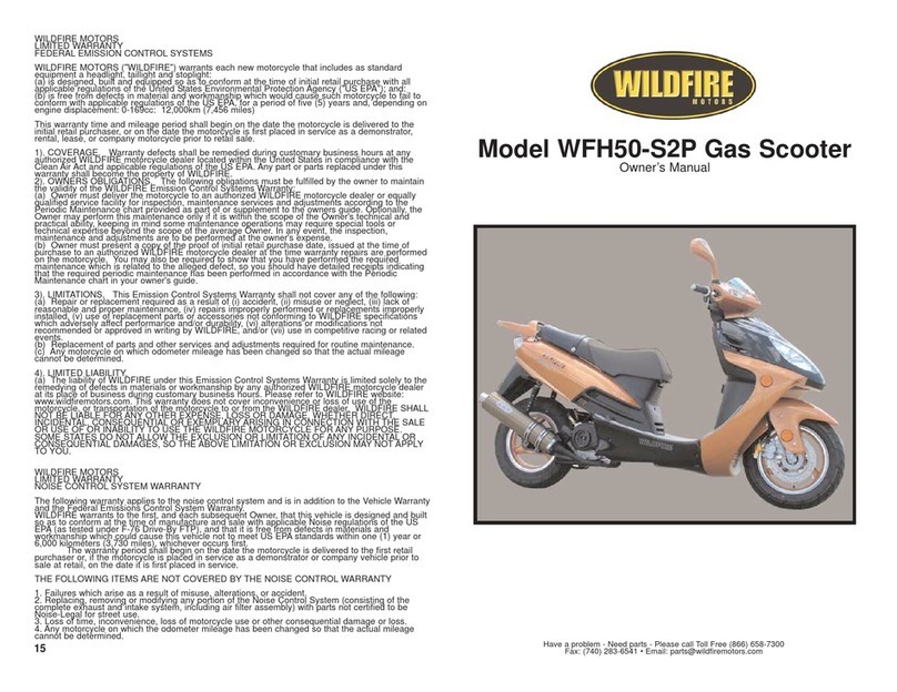 Wildfire WFH50-S2P owner's manual