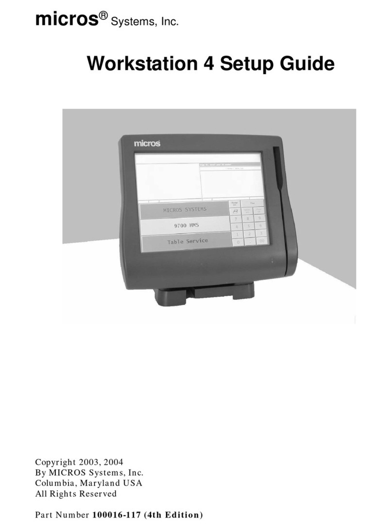 Micros Systems Workstation 4 Setup guide