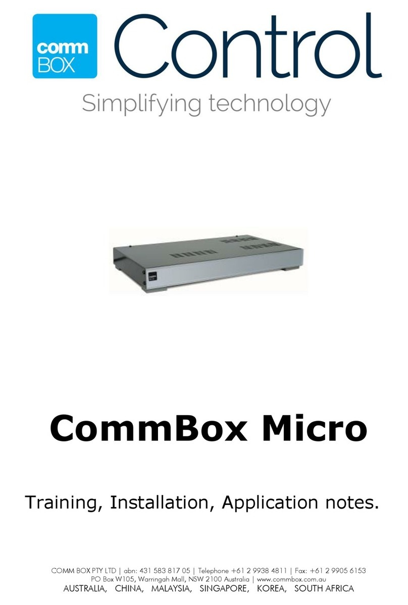 Education AV CommBox Micro User manual