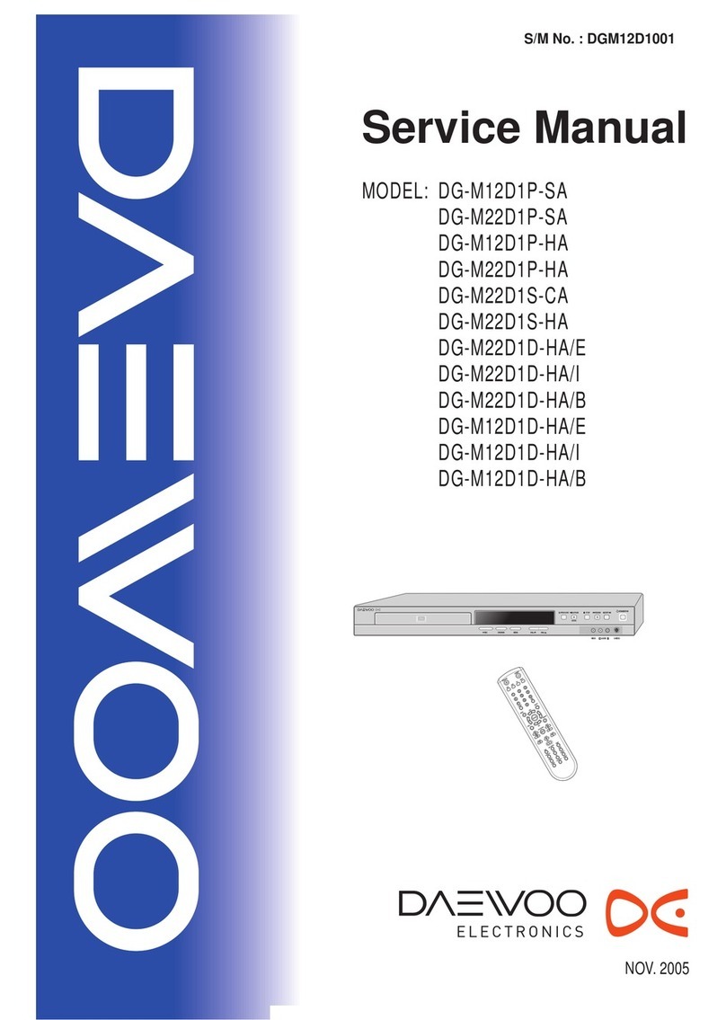 Daewoo DG-M12D1P-SA Service manual