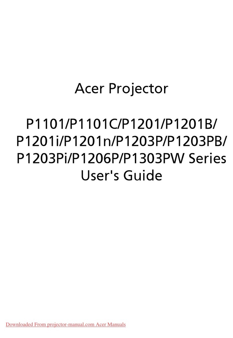 Acer P1101/P1101C/P1201/P1201B/P1201i Series User manual