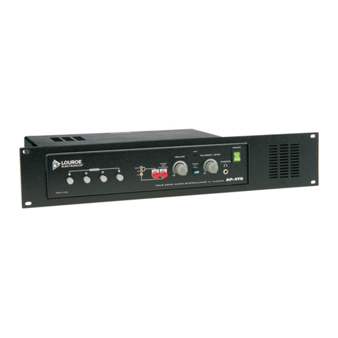 Louroe Electronics AP-4TB-RM User manual