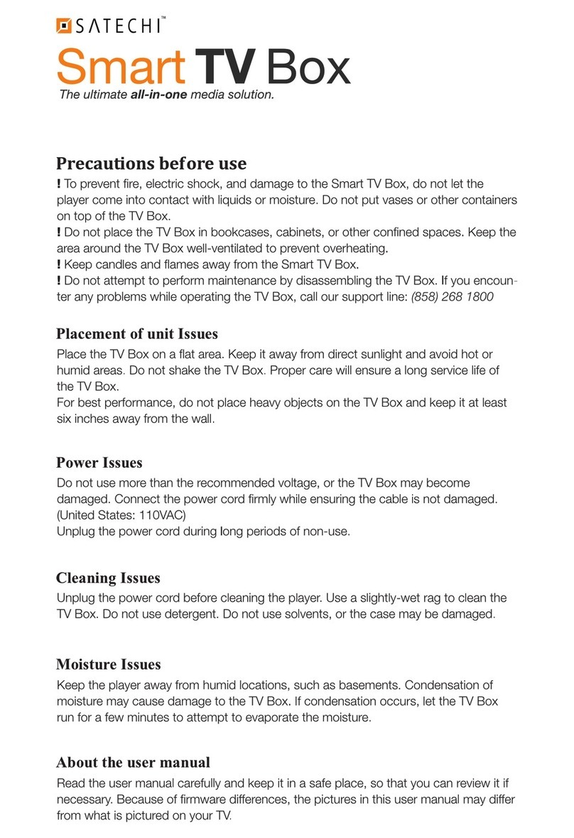 Satechi Smart TV Box manual