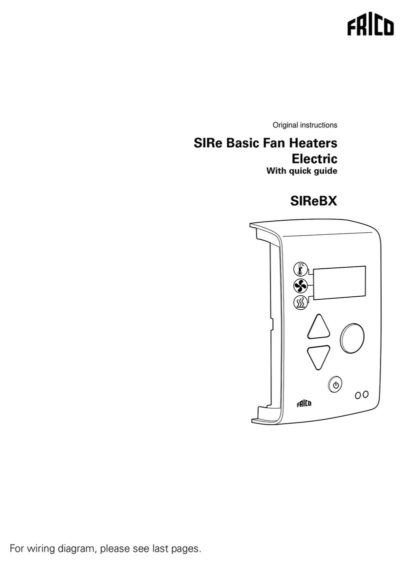 Frico SIReBX User manual