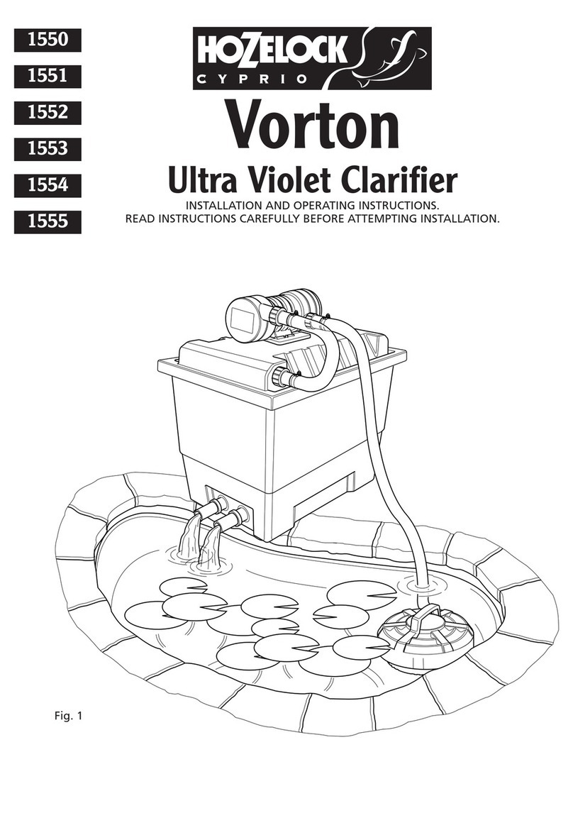 Hozelock Vorton 1550 User manual