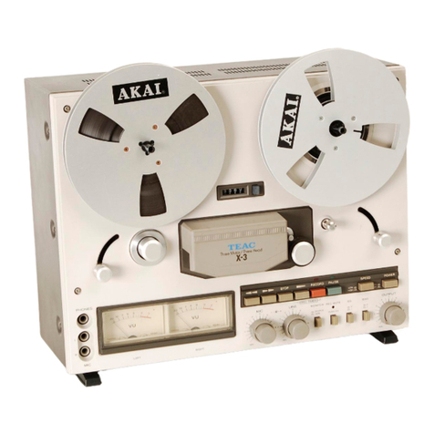 Teac X-3 User manual