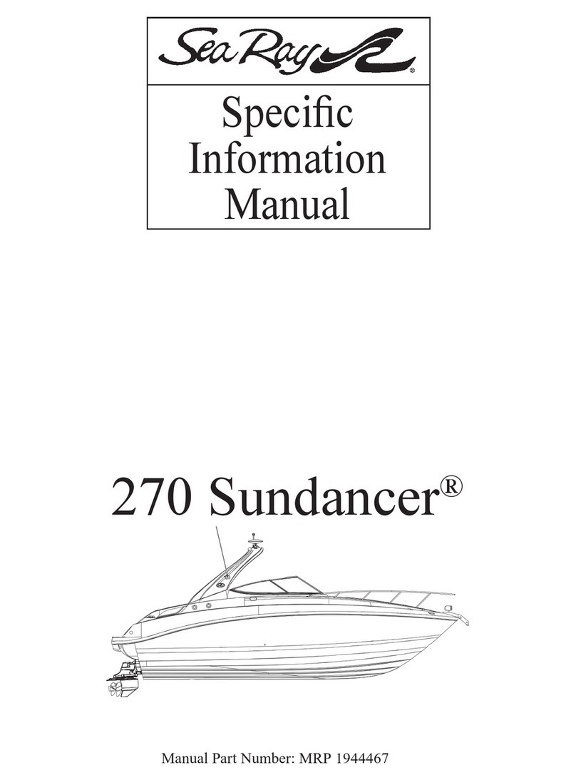 Sea Ray 270 Sundancer Quick setup guide