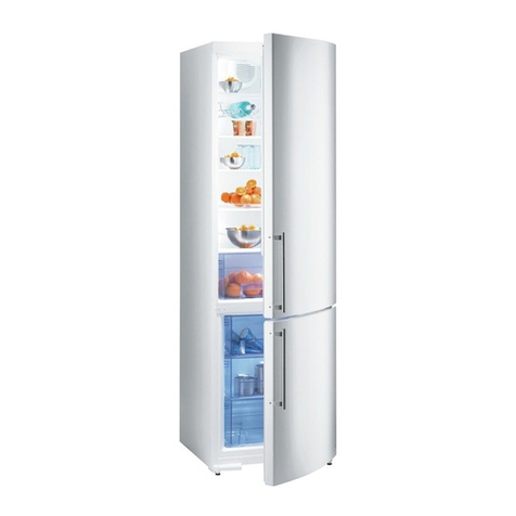 Gorenje RK 62395 DW User manual Gorenje RK 62395 DW User manual