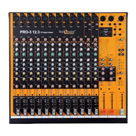Studiomaster Diamond Pro-3 Series User manual
