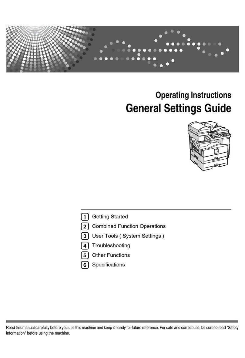 Aficio MP 171LN User manual