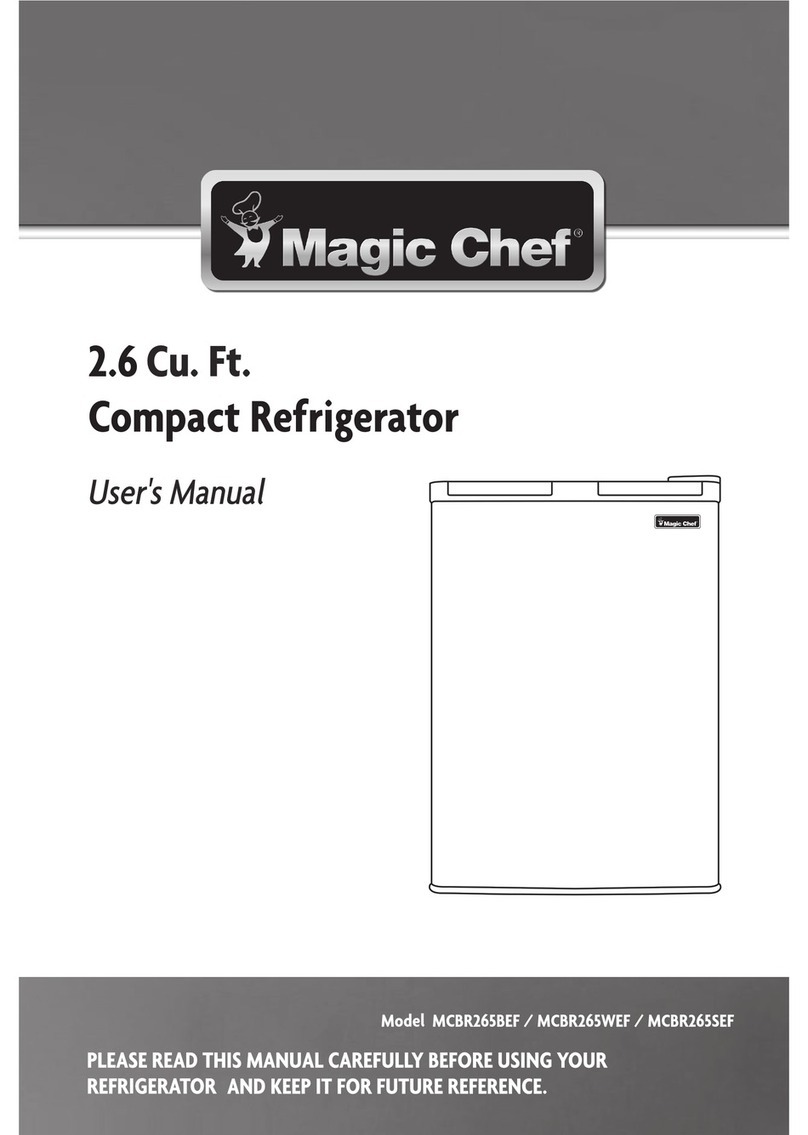 Magic Chef MCBR265BEF User manual Magic Chef MCBR265BEF User manual