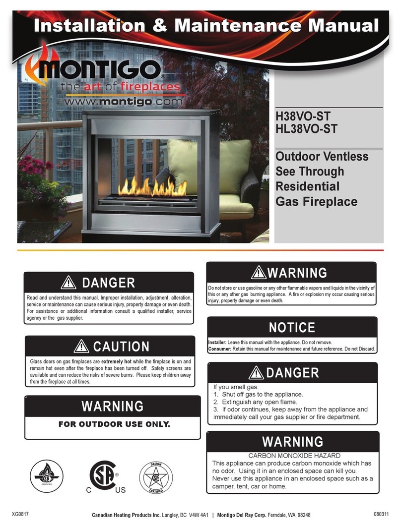 Montigo H38VO-ST Installation & maintenance manual