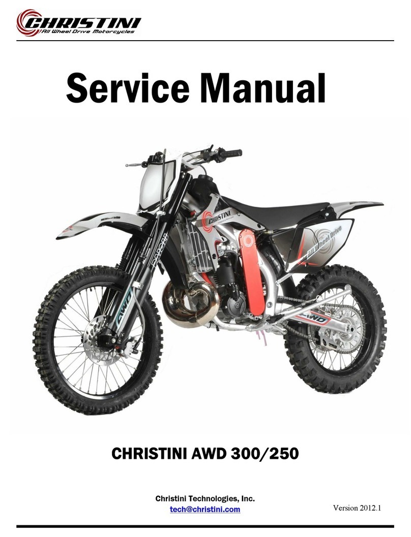 Christini AWD 300 Service manual