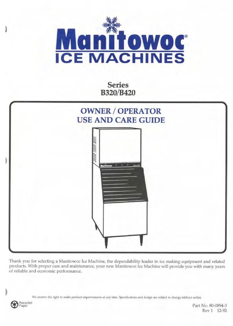 Manitowoc B320 Series User manual