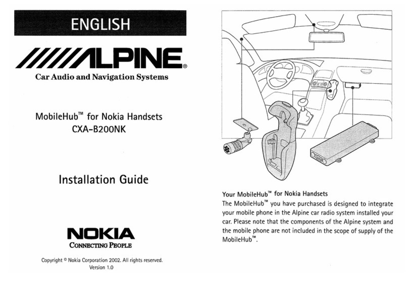 Alpine CXA-B200NK User manual Alpine CXA-B200NK User manual