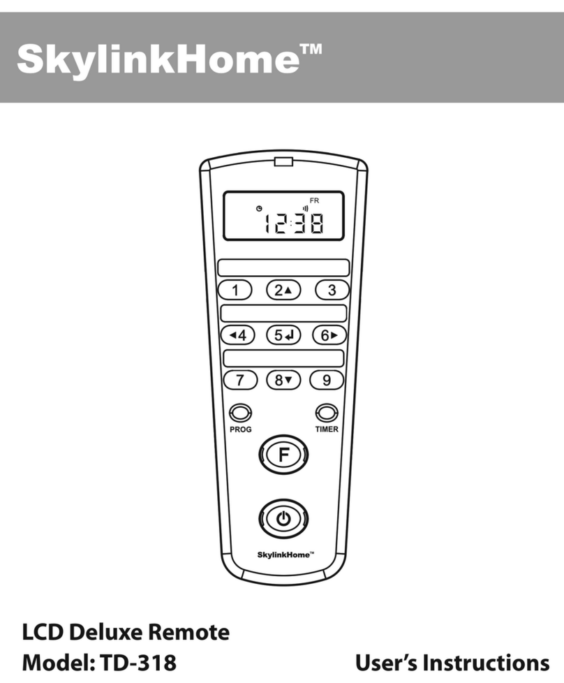 SkylinkHome TD-318 User instructions
