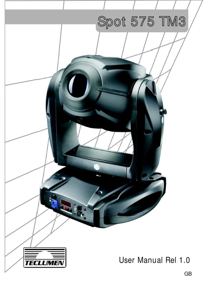 Teclumen Spot 575 TM3 user manual