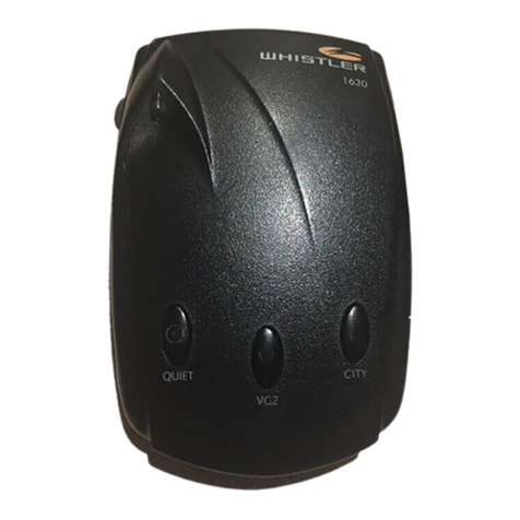 Whistler 1610 User manual Whistler 1610 User manual