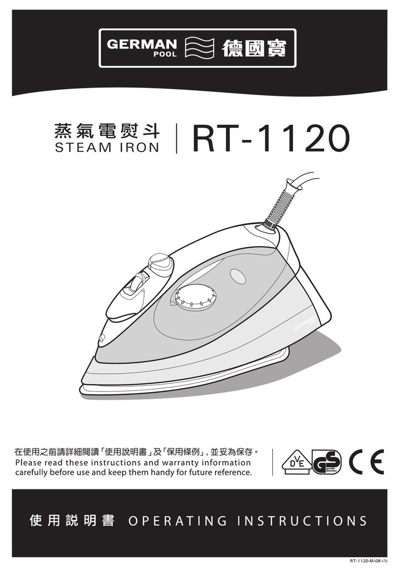 German pool RT-1120 operating instructions