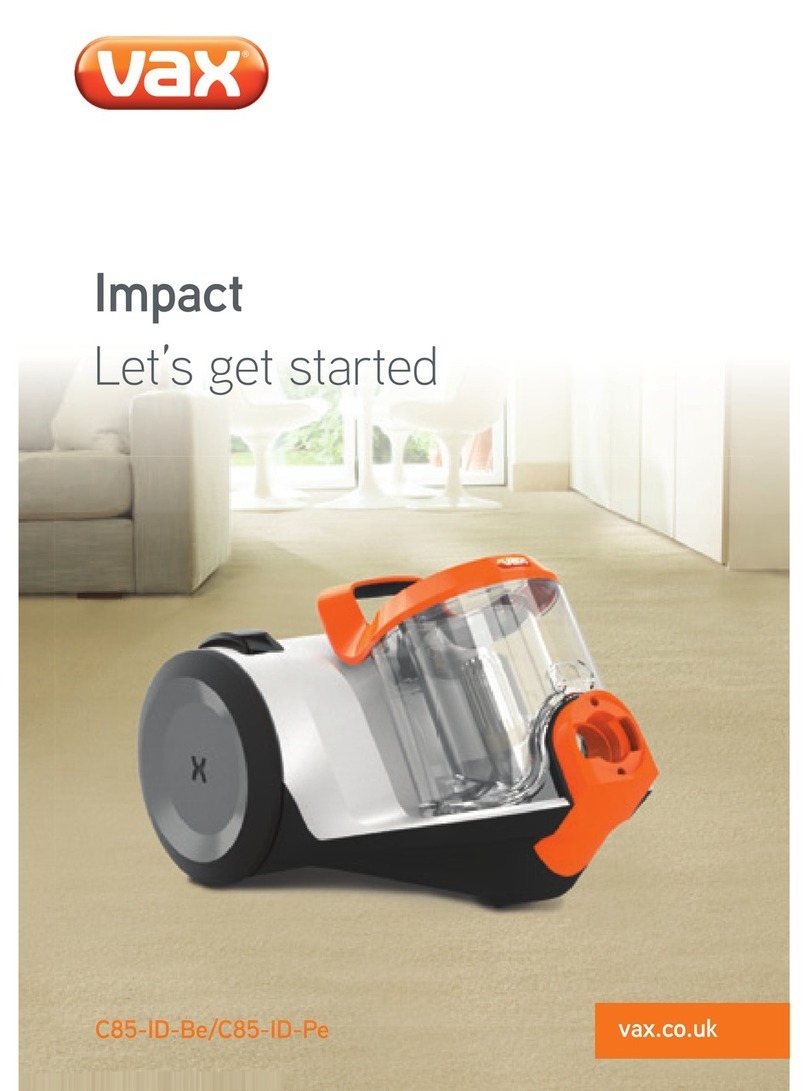 Vax impact User manual Vax impact User manual