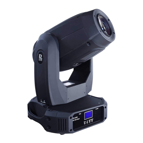 PR Lighting XR 330 SPOT User manual