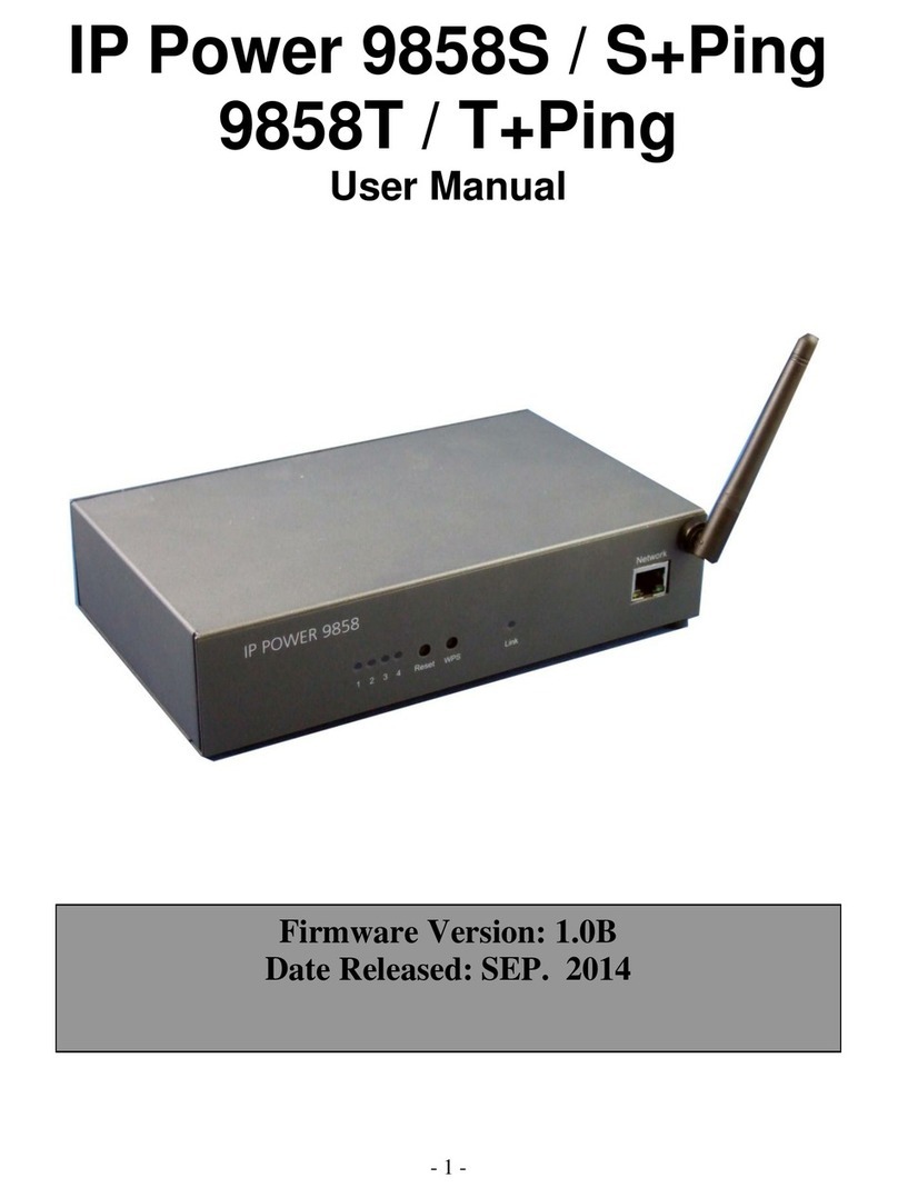 IP Power 9858S S+Ping user manual