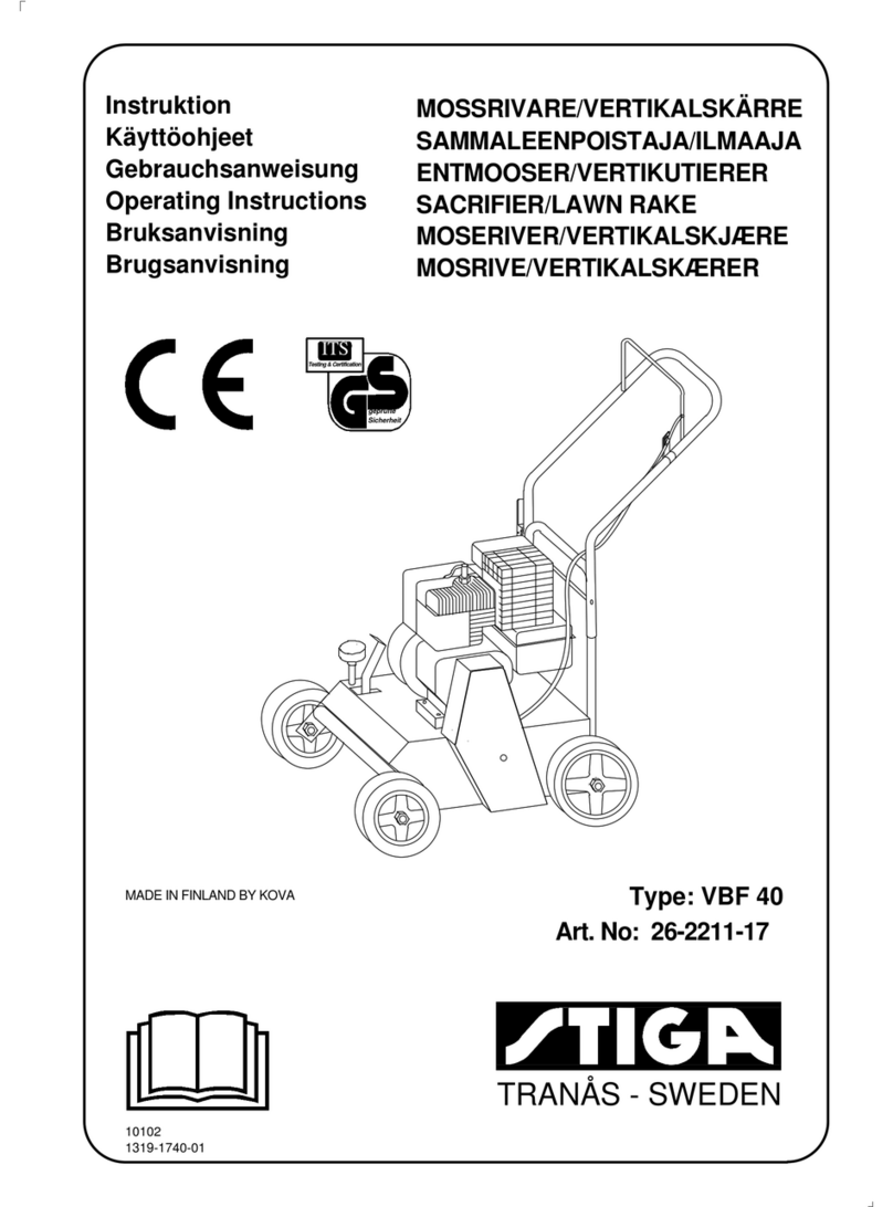 Stiga VBF 40 operating instructions Stiga VBF 40 operating instructions