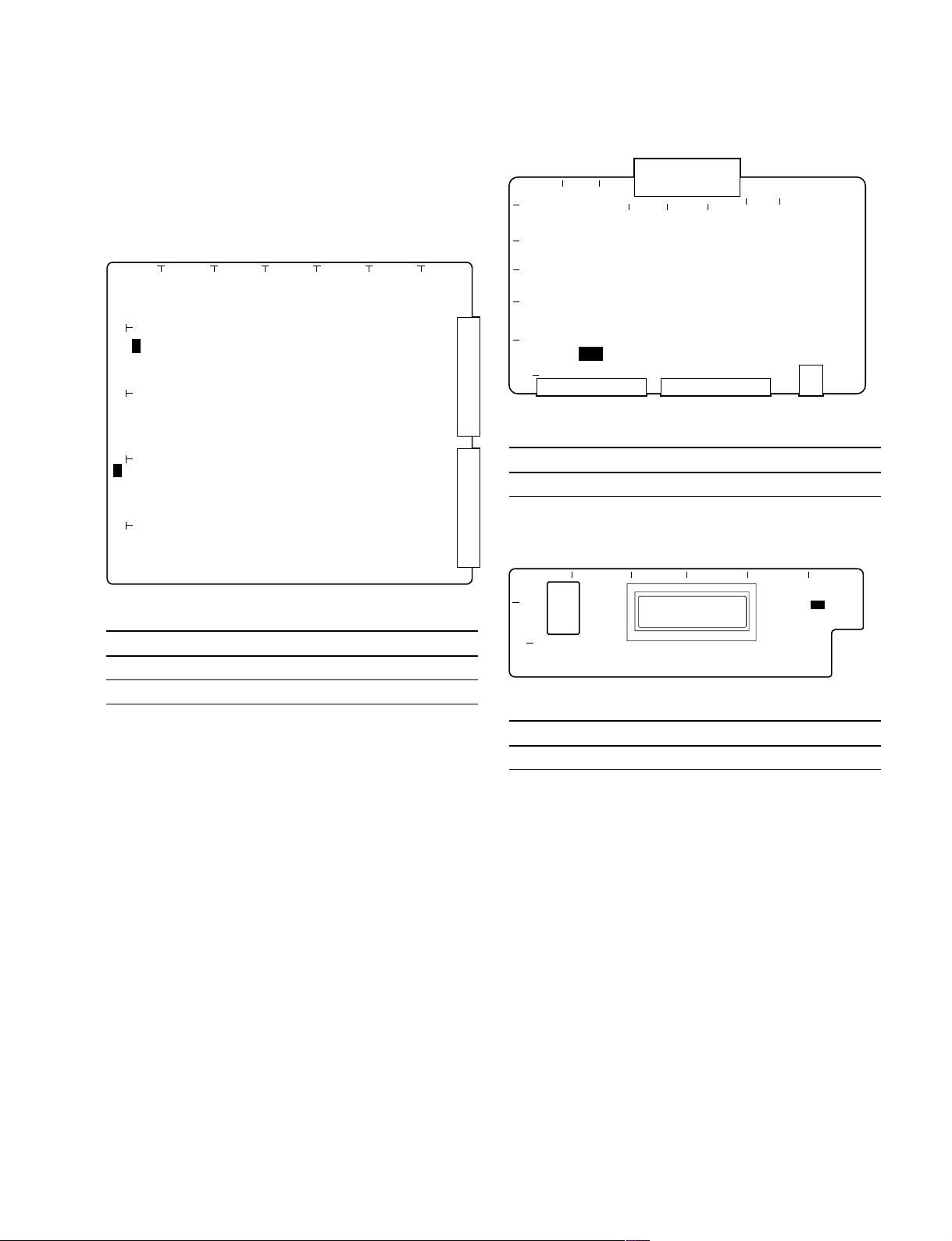  L Cassette REC INHIBIT sensor
This is a REC inhibit plug detector switch for the large
cassette.
![