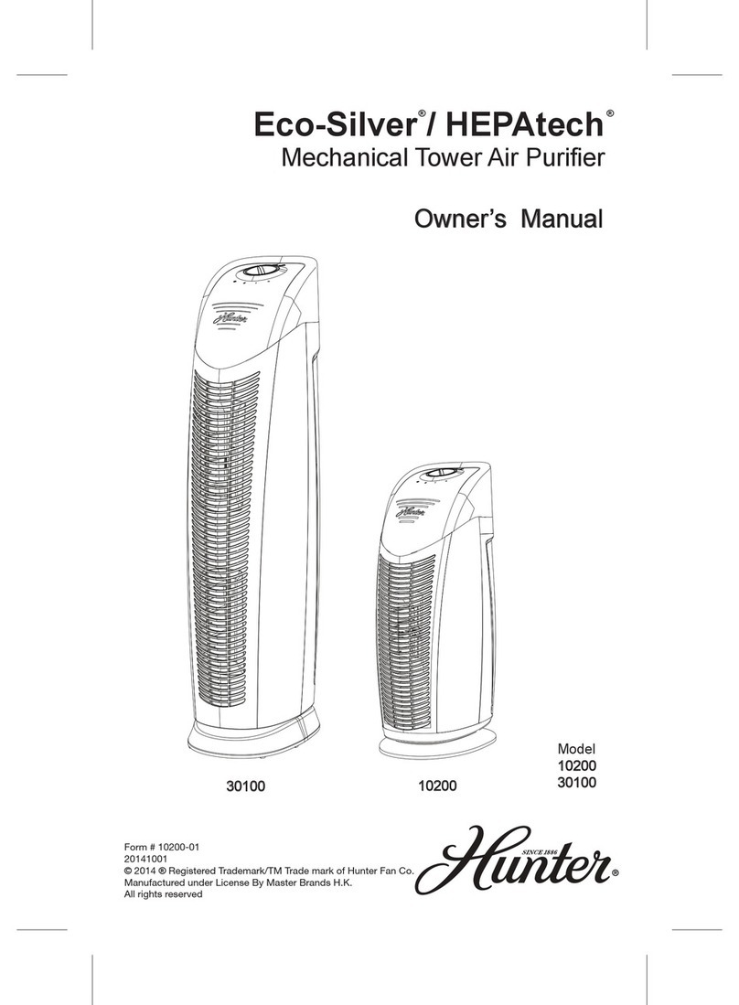 Hunter 10200 User manual Hunter 10200 User manual