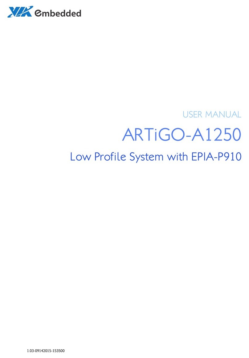 VIA Technologies ARTiGO A125 user manual