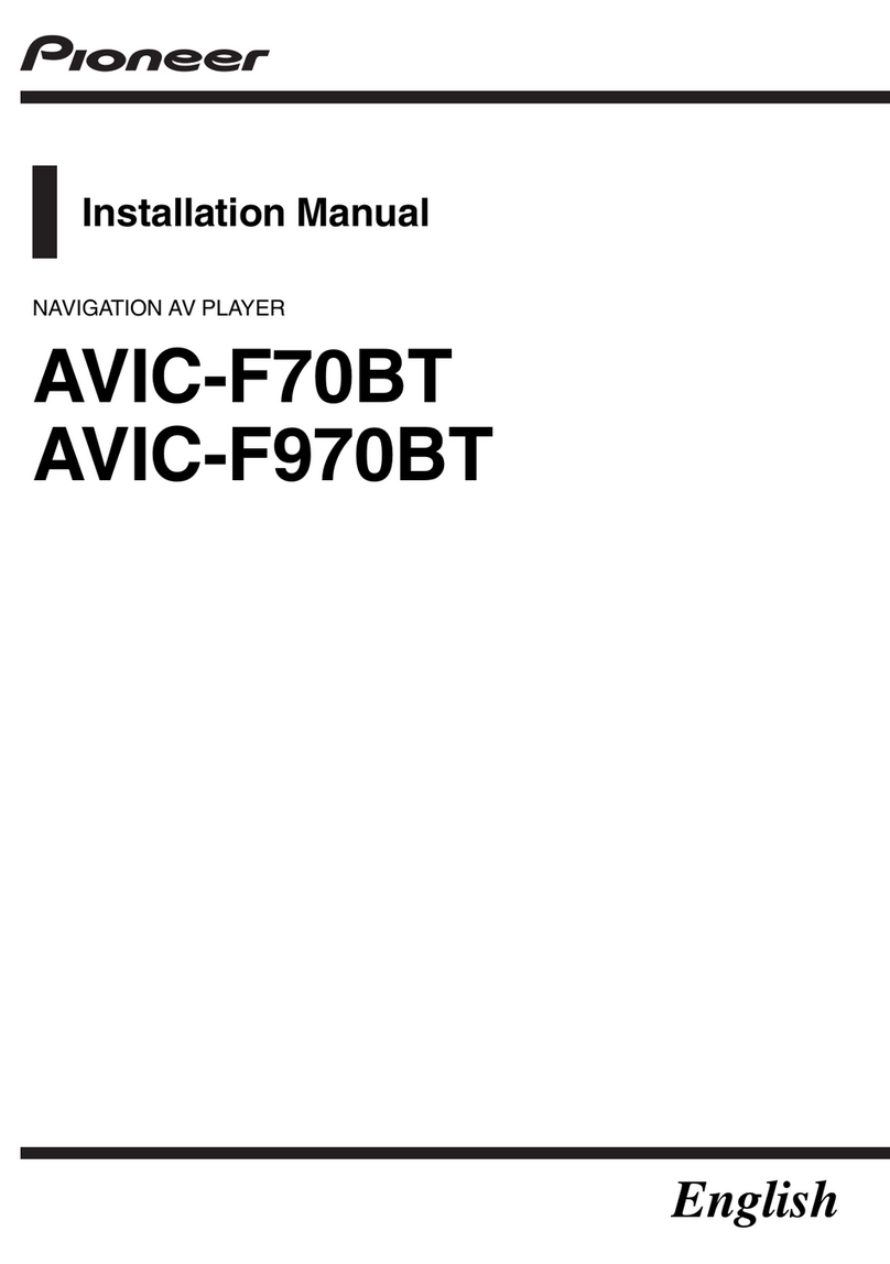 Pioneer AVIC-F70BT User manual