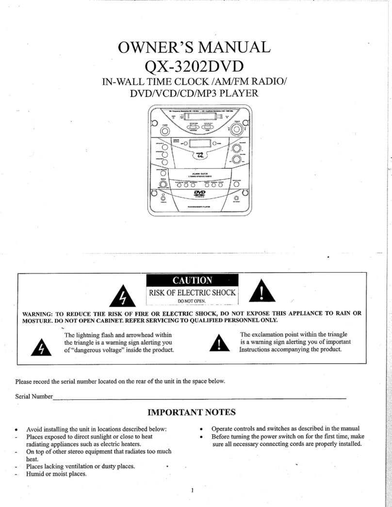 Quest Engineering QX-3202DVD owner's manual