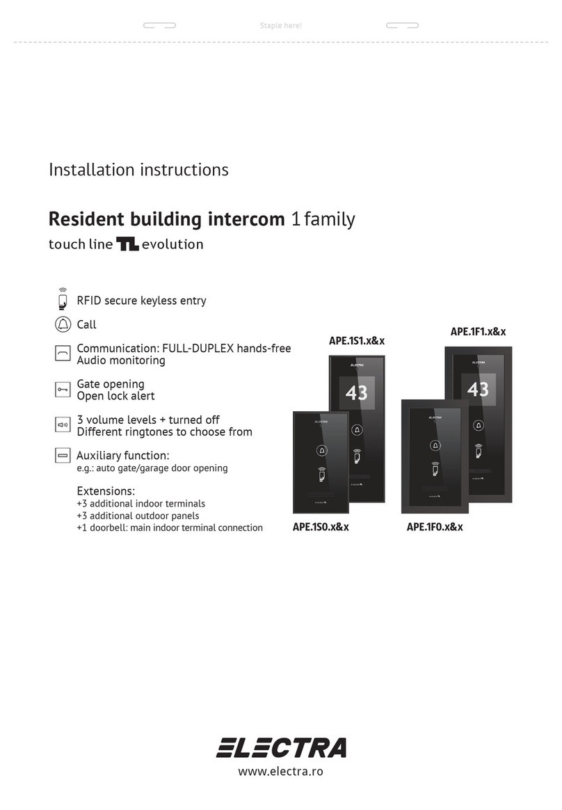 Electra APE.1S1.x&x User manual