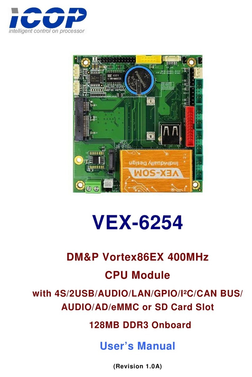 Icop VEX-6254 User manual