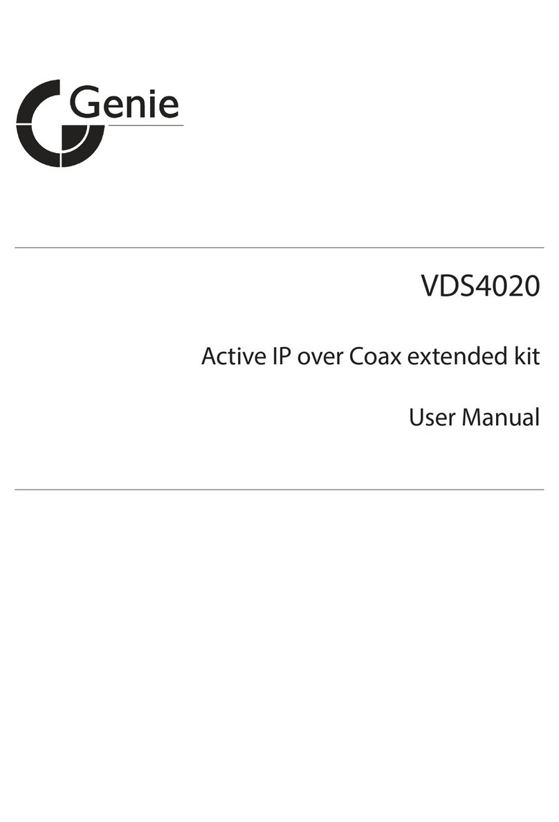 Genie VDS4020 user manual
