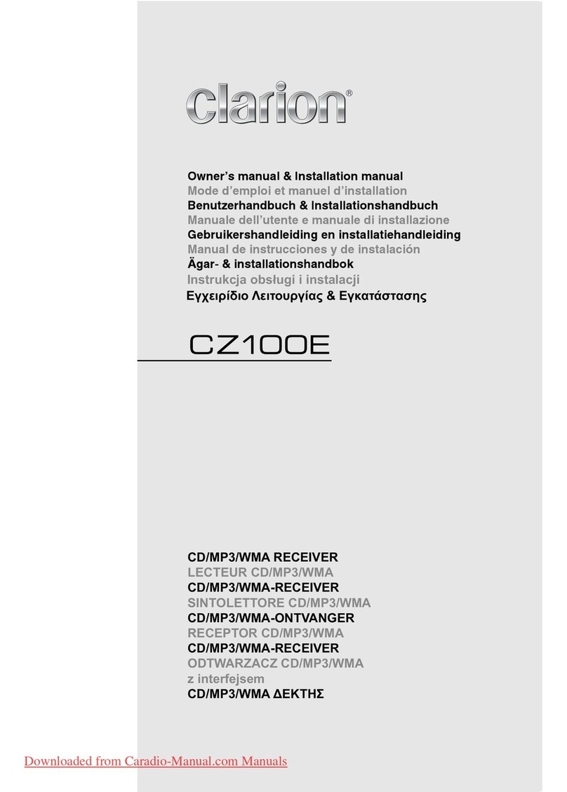 Clarion CZ100E Repair manual