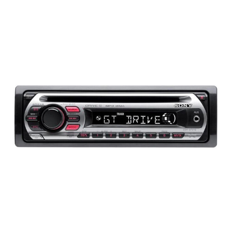 Sony CDX-GT21W - 200w Cd Receiver Service manual