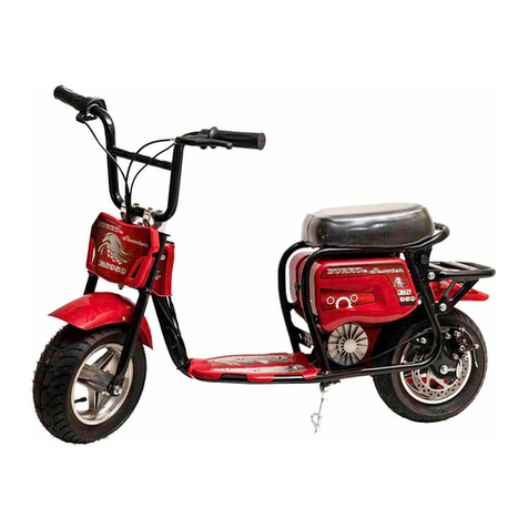 Burromax ES350 BURROeSCOOTER owner's manual
