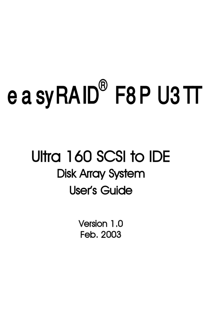 easyRAID F8P U3TT User manual easyRAID F8P U3TT User manual