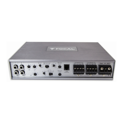 Focal FPD 600.4 Quick guide Focal FPD 600.4 Quick guide