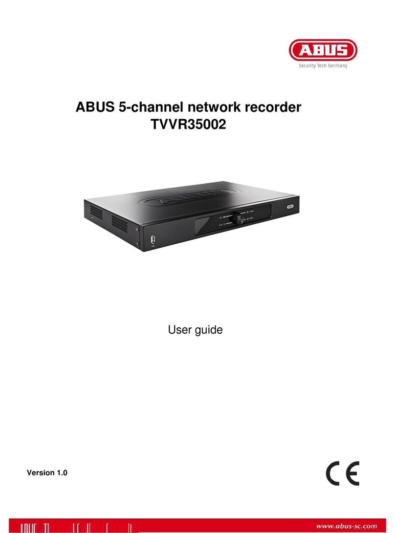 Abus TVVR35002 User manual